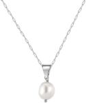 BeSpecial Colier argint 925 placat cu rodiu cu perle naturale (CRR43)