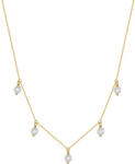 BeSpecial Colier argint 925 placat cu aur 14K cu perle naturale (CRR45)