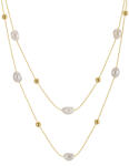 BeSpecial Colier argint 925 placat cu aur 14K cu perle naturale (CRR33)