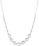 BeSpecial Colier argint 925 placat cu rodiu cu perle naturale (CRR28)