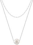 BeSpecial Colier argint 925 placat cu rodiu cu perle naturale (CRR12)