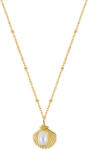BeSpecial Colier argint 925 placat cu aur 14K cu perle naturale (CRR07)