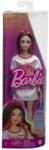 Mattel Papusa Barbie Fashionista Bruneta cu Rochita Sport (MTFBR37_HRH12) - edanco Papusa Barbie