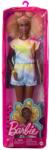 Mattel Papusa Barbie Fashionista cu Par Afro Blond (MTFBR37_HBV14) Papusa Barbie