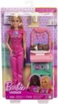 Mattel Barbie Cariere Set Mobilier cu Papusa Doctor Pediatru Blonda (MTJCR72) Papusa Barbie