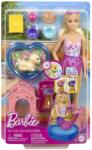 Mattel Barbie Color Change Petrecerea Catelusului la Piscina (MTJBF35) Papusa Barbie