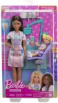 Mattel Barbie Set de Joaca Papusa Barbie Bruneta Face Cariera Stomatolog (MTJCR71_JCR75) Papusa Barbie