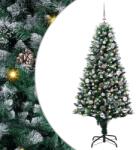 vidaXL С изкуствено коледно дърво с 150 LED светодиода Зелен 150 cm (3396253)