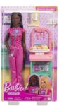 Mattel Barbie Set de Joaca Papusa Barbie Bruneta Face Cariera Pediatru (MTJCR71_JCR73) - edanco Papusa Barbie