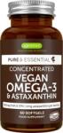 Igennus Pure & Essential Vegan Omega-3 & Astaxanthin - 60 гел-капсули