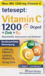 tetesept Витамин C 1200 Depot + цинк + D3 - 30 таблетки