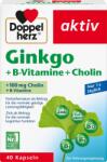 Doppelherz Ginkgo + B витамини + Холин - 40 капсули