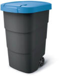 Prosperplast Coș de gunoi Prosperplast Wheeler 95 l antracit cu capac albastru Cos de gunoi