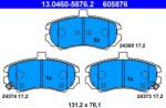 ATE set placute frana, frana disc ATE 13.0460-5876.2 (13.0460-5876.2)