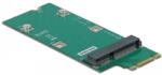 Delock Adapter M. 2 kulcs B+M - Mini PCIe csatlakozási felület (PCIe / USB) (64103) - ipon