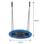 Timeless Garden Leagan cuib-90 cm-albastru-fara cort (HOP1001103-1) Leagan