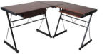 Timeless Office Birou in forma de L-maro inchis (HOP1000878-3)