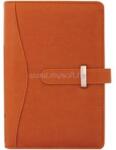 SATURNUS Kalendart M437 műbőr világosbarna gyűrűs kalendárium (23SM437-007) (23SM437-007)