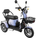 Rotakt Tricicleta electrica Rotakt Senior putere 1000W viteza 25 km/h autonomie 62 Km acumulatori 60V/20Ah greutate admisa 187kg fara permis - Gri (049487/1) - agromoto