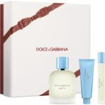Dolce&Gabbana Light Blue Pour Homme EDT Trio Gift Set ajándékszett