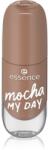 essence Gel Nail Colour körömlakk árnyalat 83 mocha MY DAY 8 ml