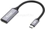 Equip Átalakító - 133491 (USB-C to HDMI2.0, 4K/60Hz, szürke) (EQUIP_133491) (EQUIP_133491)