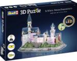 Revell 3D Пъзел Revell - Замъкът Нойшванщайн с LED осветление (00151)