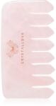 Crystallove Rose Quartz Comb accesoriu de masaj de par si de corp 1 buc