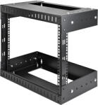 StarTech StarTech. com RK812WALLOA állvány 8U Falra szerelhető állvány Fekete (RK812WALLOA)