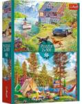 Trefl 2 x 500 db-os puzzle - Summertime relax (37497) (37497)