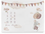ceba baby Baby Milestone mérföldkő alátét fotózáshoz 92x72 cm - Basic Mouse