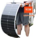  Napelem, Rugalmas kialakítás, Nagy hatásfokú, PET 95W 1050x400mm-a