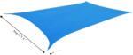  Kültéri árnyékos vitorla, UV-álló, tartós kivitel, kék