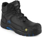Portwest Apex Composite bocanci de lucru Caramb normal S3S | Negru-albastru | 45 / 10.5 (FC18BKB45)