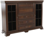 Tempo vitrines szekrény billenőajtós bárszekrénnyel, samoa king, KORA KK6