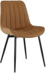 TEMPO KONDELA Szék, barna camel/fekete, HAZAL