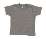 BabyBugz Bébi rövid ujjú póló BabyBugz Baby T-Shirt 3-6, Heather Szürke Melange Organic
