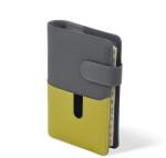 SATURNUS Kalendart Saturnus L229 műbőr szürke-zöld gyűrűs kalendárium (26SL229-006) - officedepot