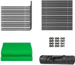  Háttér keret, vinil anyag, 48 klip mellékelve, zöld készlet