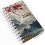 REALSYSTEM 2026 SP5 8721-51 japán napi beosztású spirálos zsebnaptár (8721-51) - officedepot