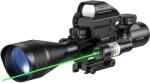  Távirányító, megvilágított irányzék, távolságmérő funkció, zöld lézertávcső