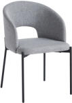 TEMPO KONDELA Étkezőszék, szürke/fekete, LONKA