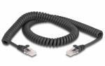 Delock Patch Cord Delock 87993, Cat. 5e, 2m, Black (87993)