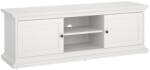 TEMPO KONDELA TV-asztal, fehér, PARIS 77810 - pepita
