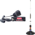 TTi TCB-550 EVO, VOX, NB, 12-24V CB rádióállomás készlet + PNI ML70, 26-30MHz, 70 cm, 200W antenna