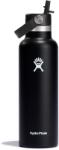 Hydro Flask Standard Mouth Straw Cap - rozsdamentes acél, 21 oz, 621 ml, Black