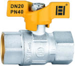 Everpro Robinet tip fluture pentru gaz 3/4", filet interior-interior (RG-DFF34A)