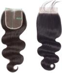  Csipkezárás, Body Wave Textúra, Természetes megjelenés, 4x4 Csipkezárás, Remy haj, 24 hüvelykes