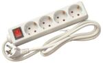 Alien Prelungitor cu 4 prize Alien, 5 m, intrerupator (PRELUNGITOR-4P-5M)