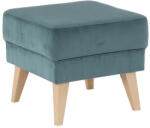 TEMPO KONDELA Puff, mentol/bükk, RODEZA - pepita